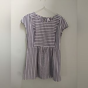 Cotton Striped Seraphine Maternity/Nursing Top_US size 4